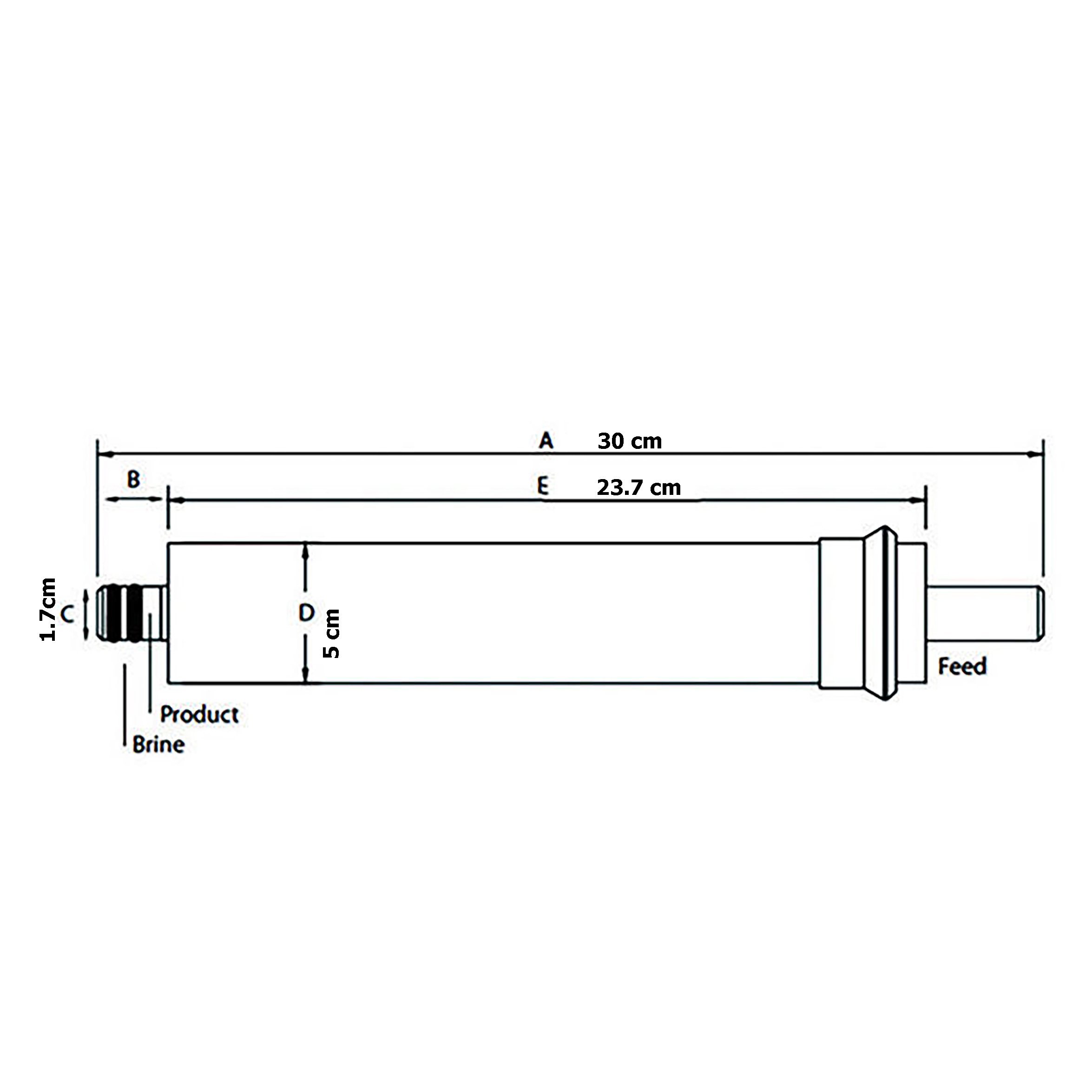 فیلتر ممبران دستگاه تصفیه کننده آب خانگی لابستر مدل 75Layers مجموعه 4 عددی