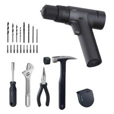 پیچ گوشتی شارژی 12 ولت هوتو مدل QWDZGJ002 مجموعه 25 عددی