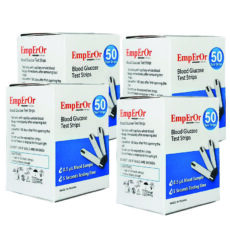 نوار تست قندخون امپرور مدل prodigy چهار بسته 50 عددی