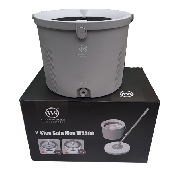 ست سطل و زمین شوی دبلیو.اس مدل WS300 به همراه 8 عدد سری یدک