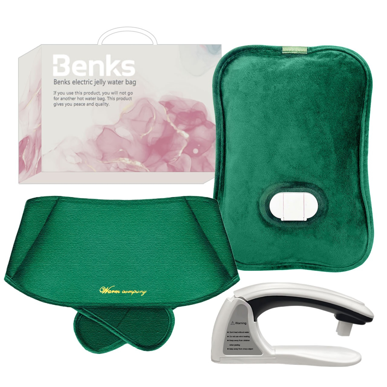 کیسه آب گرم برقی بنکس مدل Relife به همراه کمربند