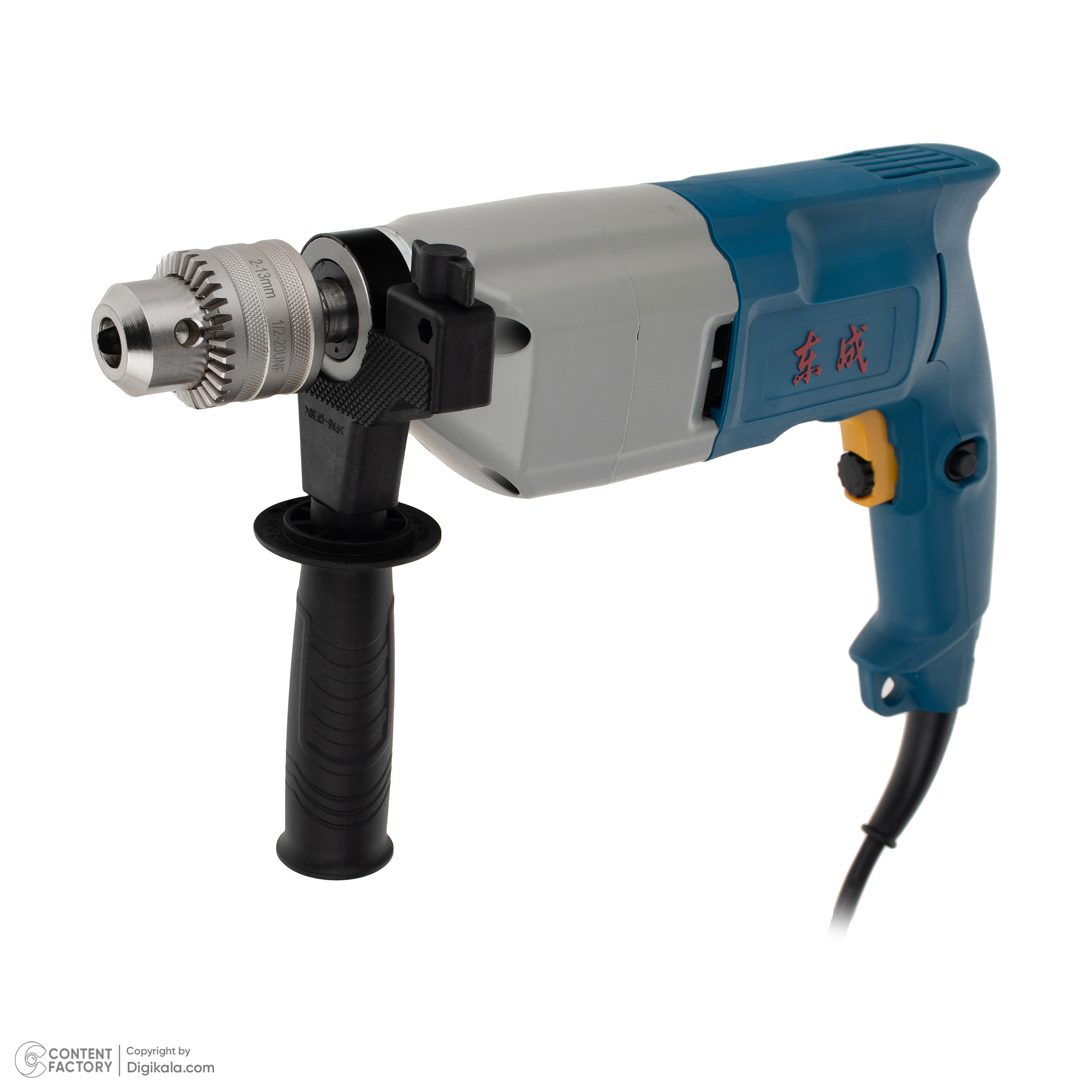 دریل قلاویز زن 13 میلیمتری 500 وات دانگ چنگ مدل DJS02-10-j1s-ff02-10