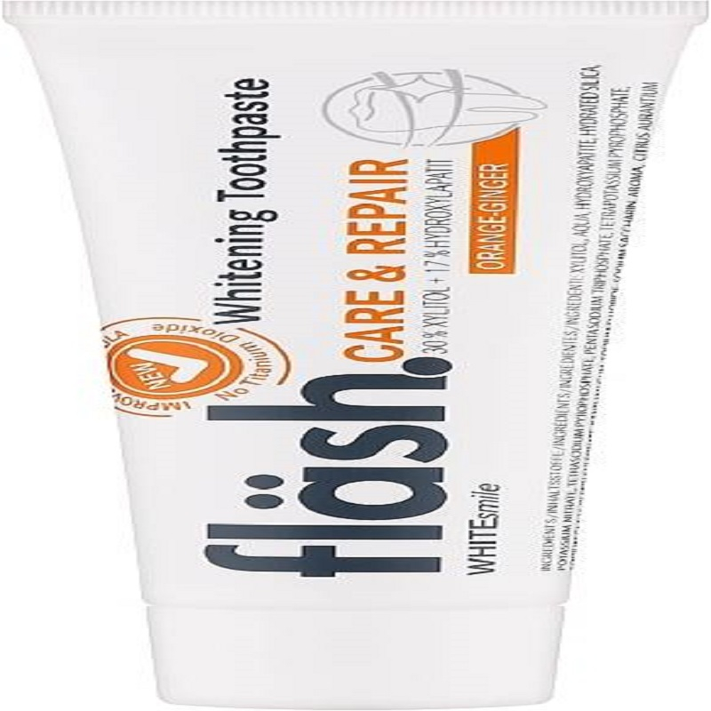 خمیر دندان وایت اسمایل مدل flash orange ginger حجم 75 میلی لیتر