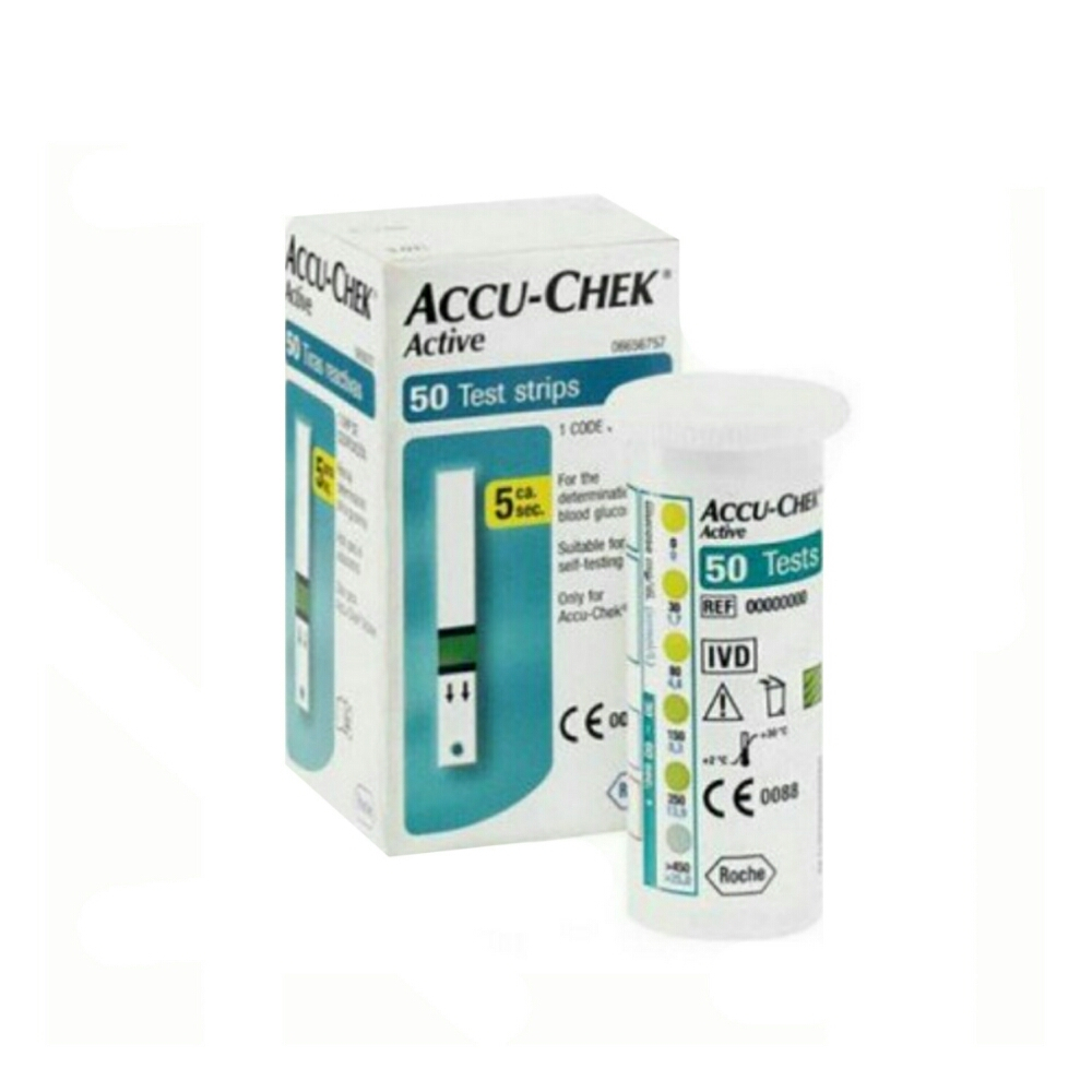 نوار دستگاه تست قند اکیو چک مدل sensor بسته 50 عددی