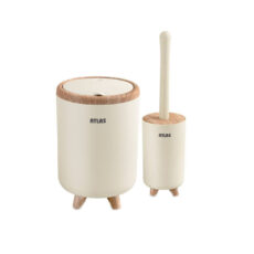 ست سطل و فرچه طرح چوب مدل الیت