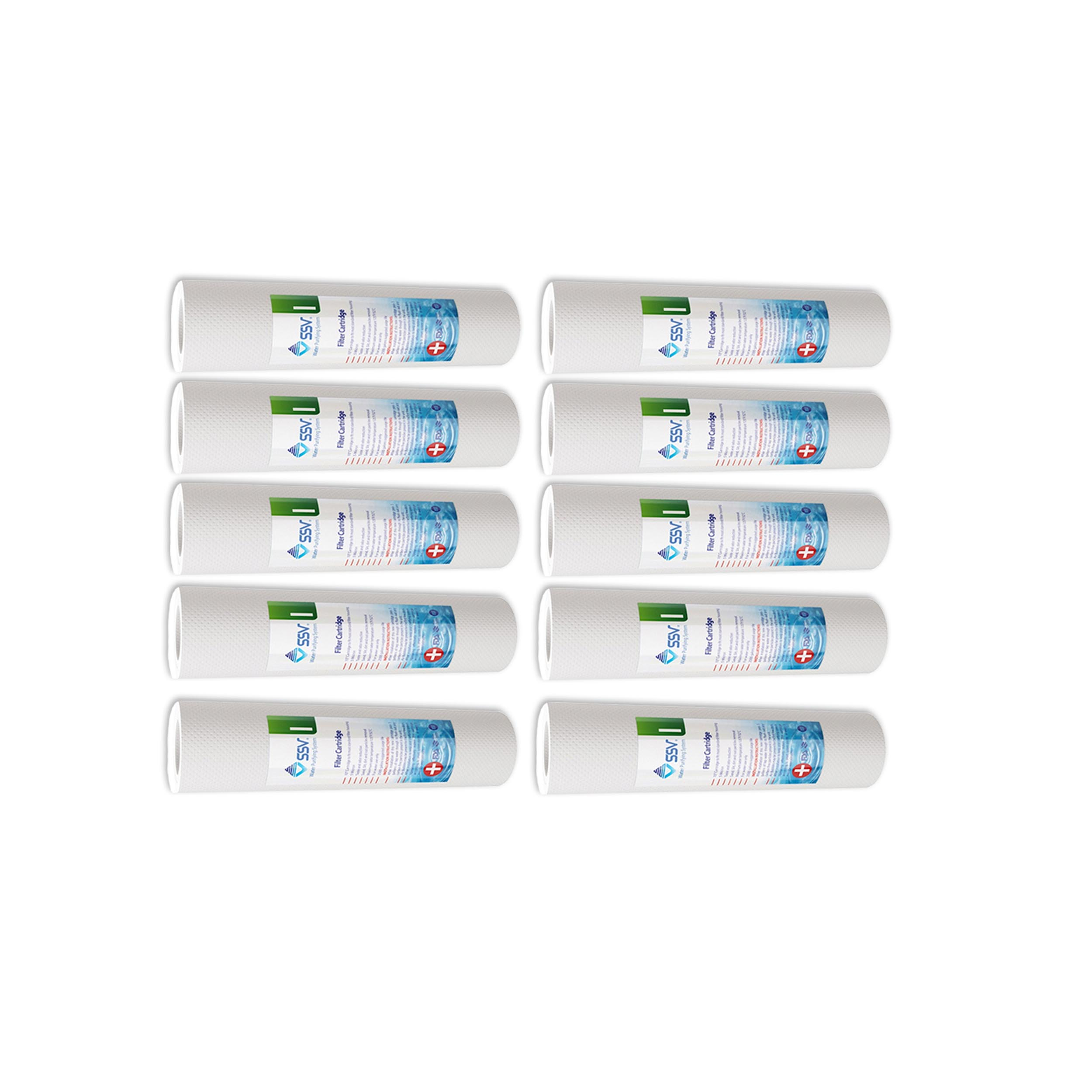 فیلتر دستگاه تصفیه آب اس اس وی مدل H-P.P بسته 10 عددی