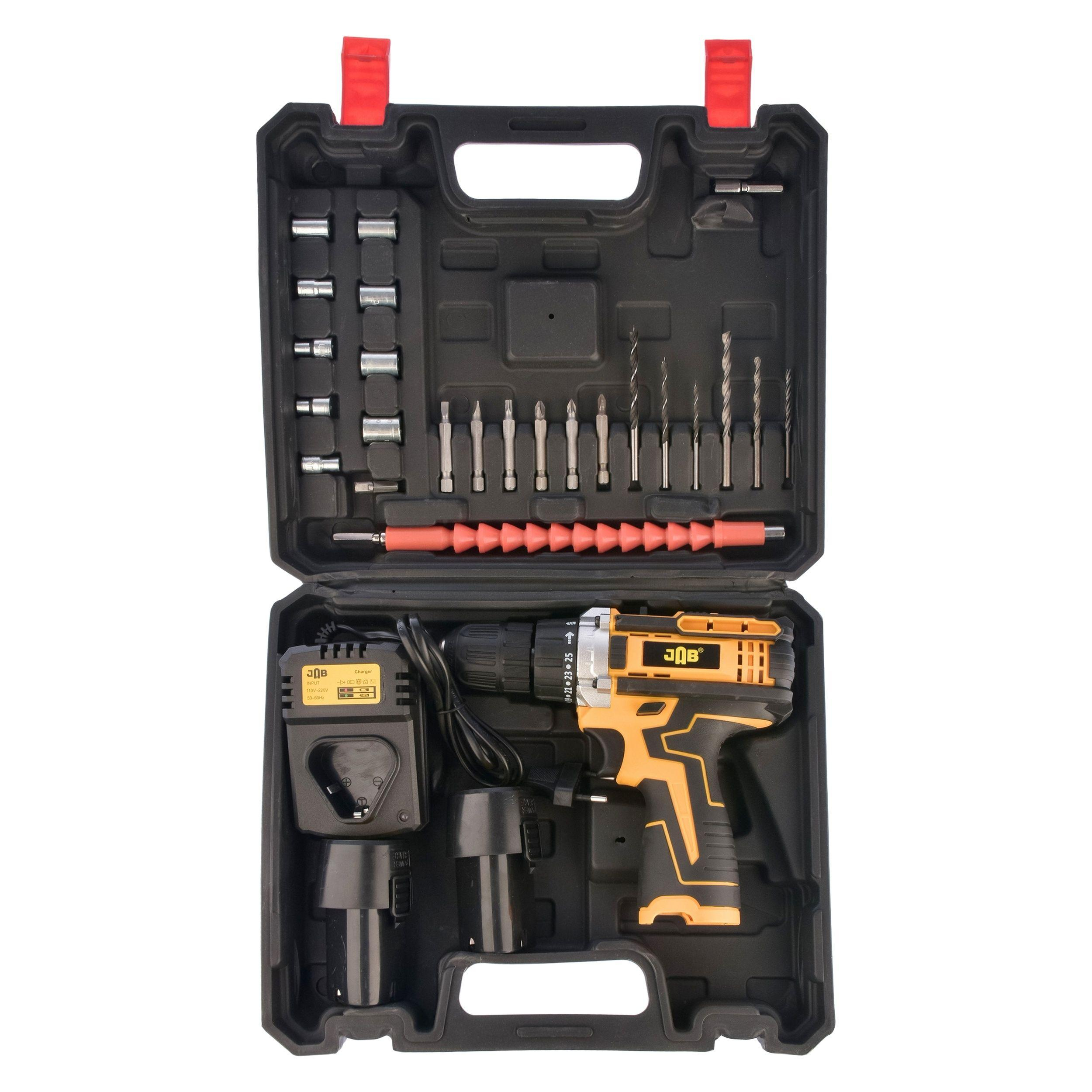 مجموعه 30 عددی دریل پیچ گوشتی شارژی جاب مدل JBS-56 Yl-Li