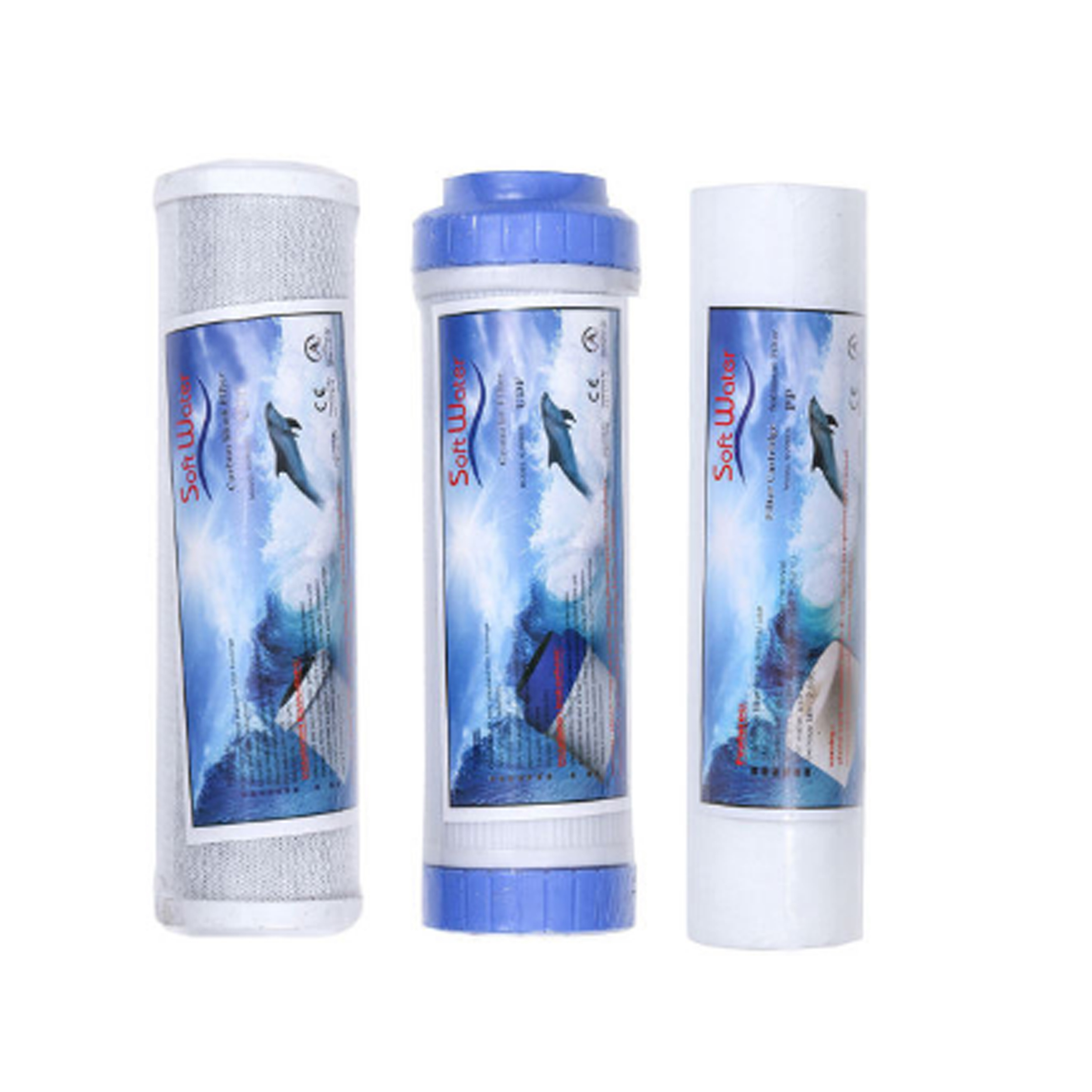 دستگاه تصفیه کننده آب سافت واتر مدل Gis75 به همراه فیلتر تصفیه آب کد 01 مجموعه 3 عددی