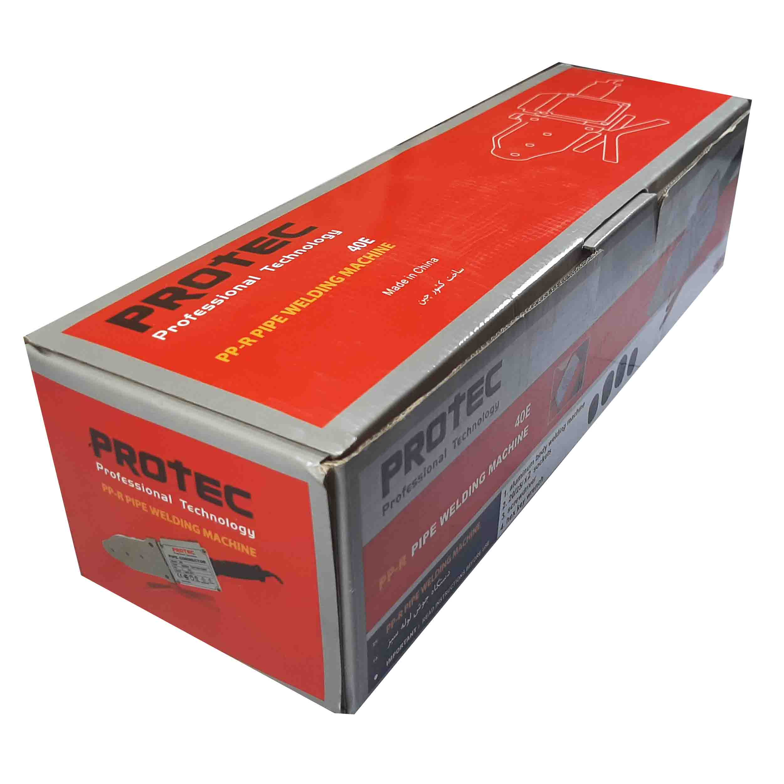 دستگاه اتو لوله سبز پروتک مدل 40E