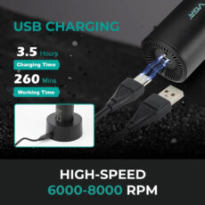 ماشین اصلاح موی سر و صورت شارژی وی جی ار مدل V-977 بسته دو عددی