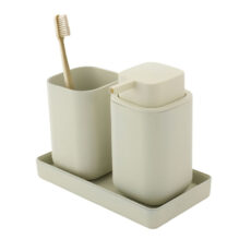 ست سرویس بهداشتی 3 تکه کنتراست مدل مربع