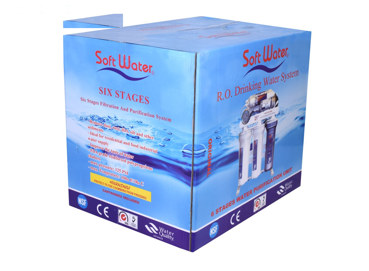 دستگاه تصفیه آب خانگی سافت واتر مدل RO8_OX