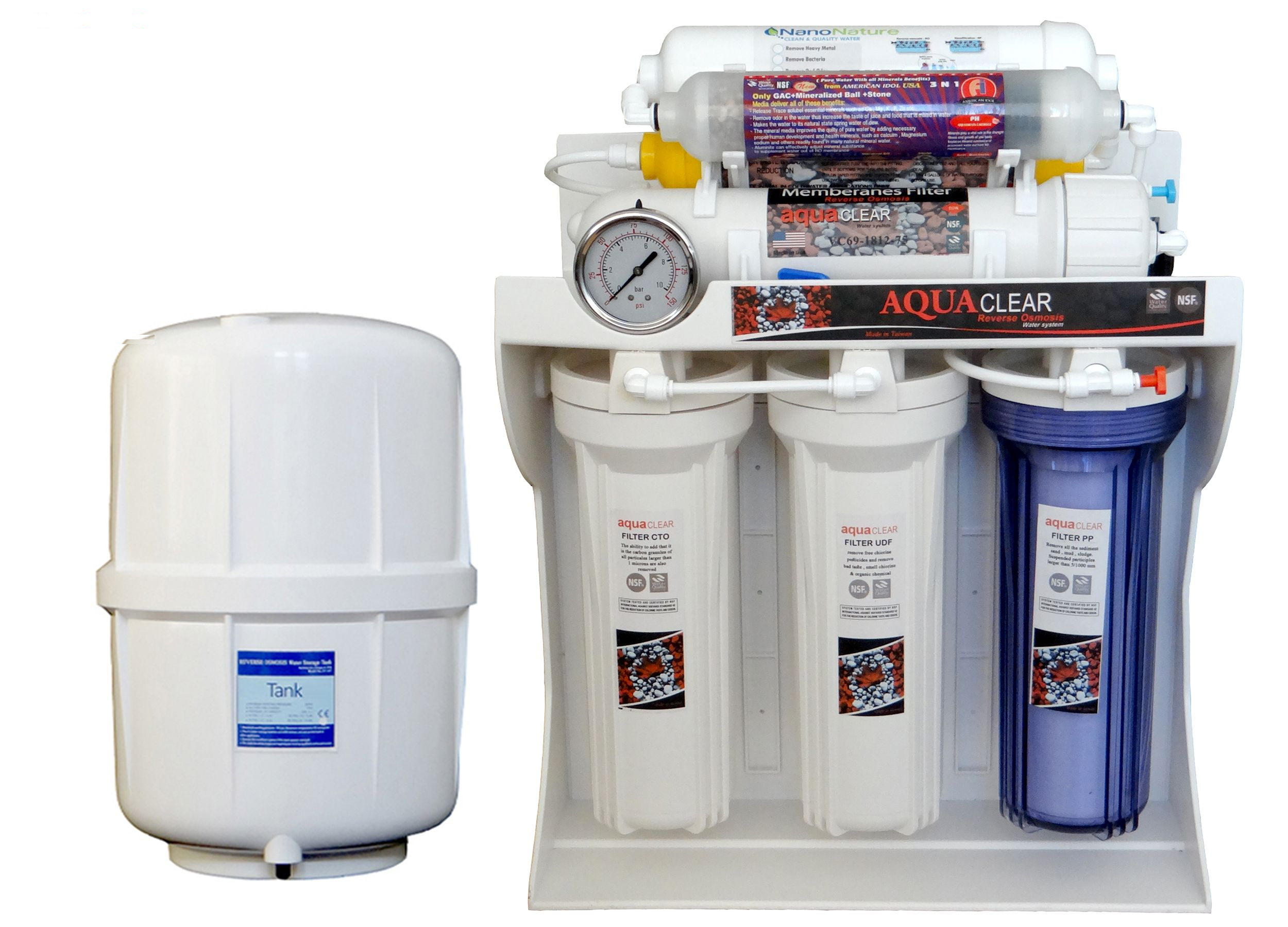 دستگاه تصفیه کننده آب خانگی آکوآ کلر مدل RO-NATURE-3340