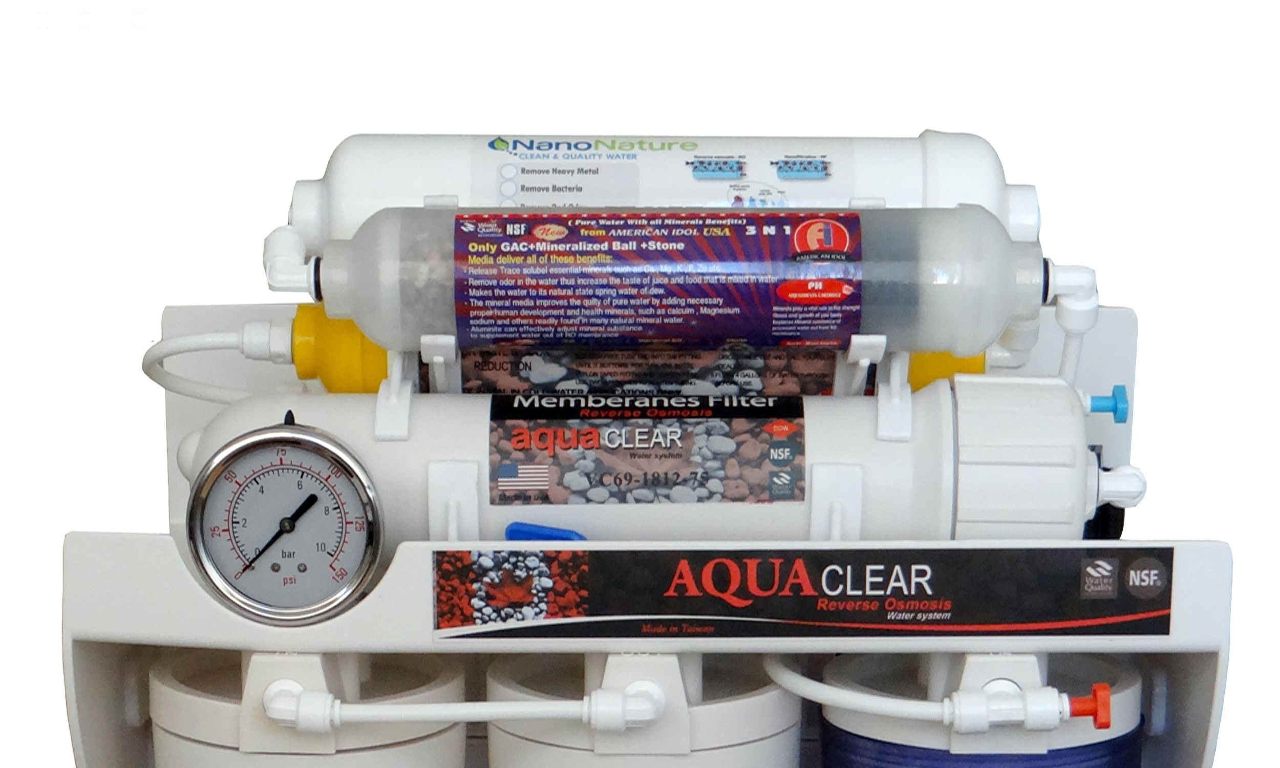 دستگاه تصفیه کننده آب خانگی آکوآ کلر مدل RO-NATURE-3340