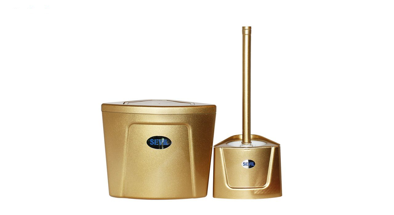 ست سطل زباله و فرچه سویل مدل Pyra