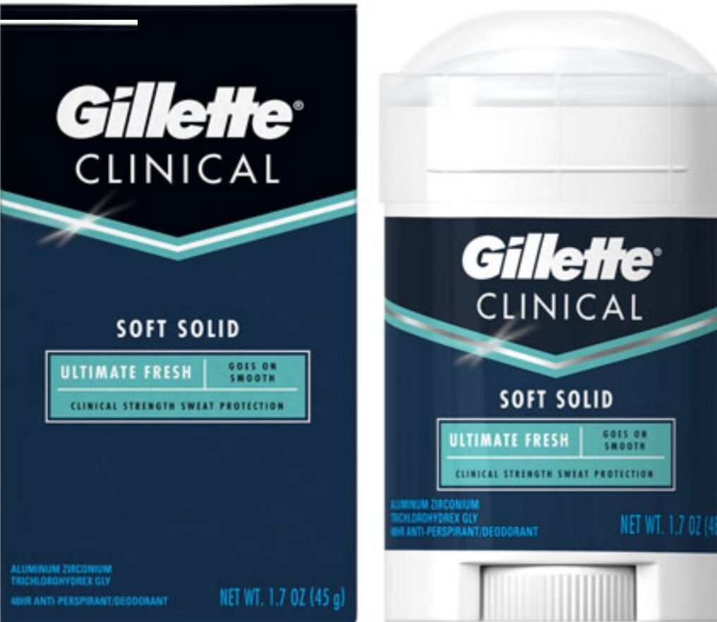 استیک ضد تعریق ژیلت مدل کیلینیکال فرش وزن ۴۵ گرم