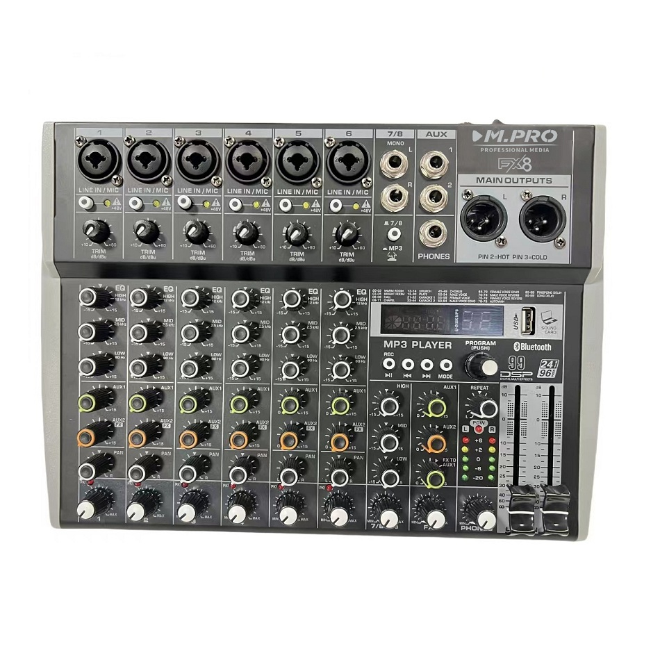 میکسر صدا ام پرو مدل MPRO fx8