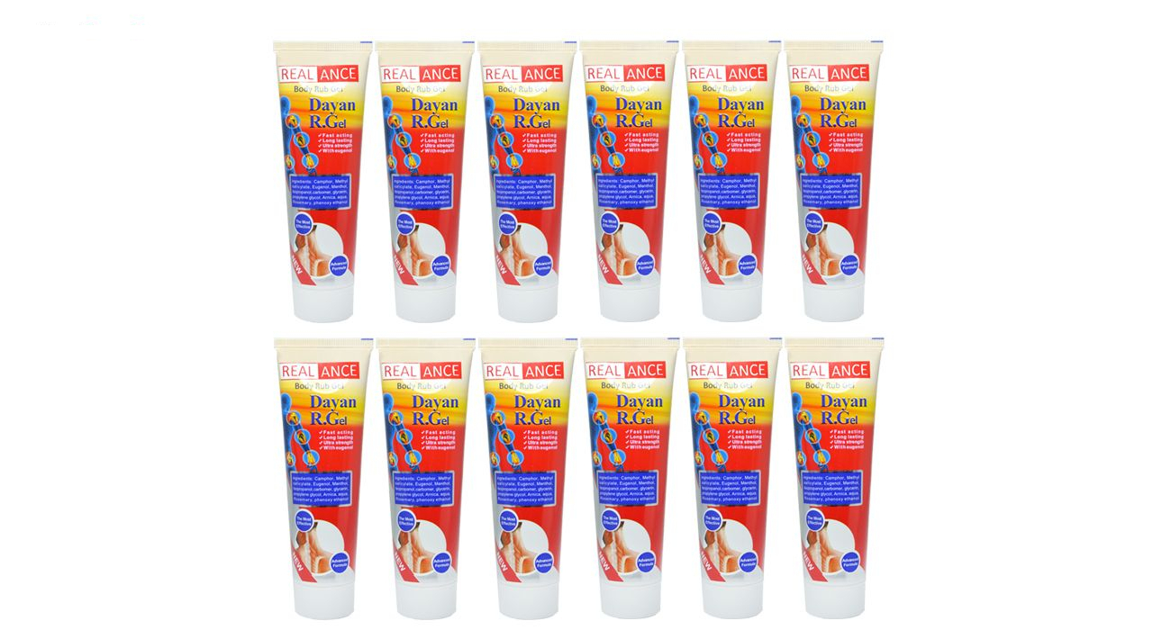 ژل موضعی ریلنس مدل RGel وزن 100 گرم مجموعه 12 عددی