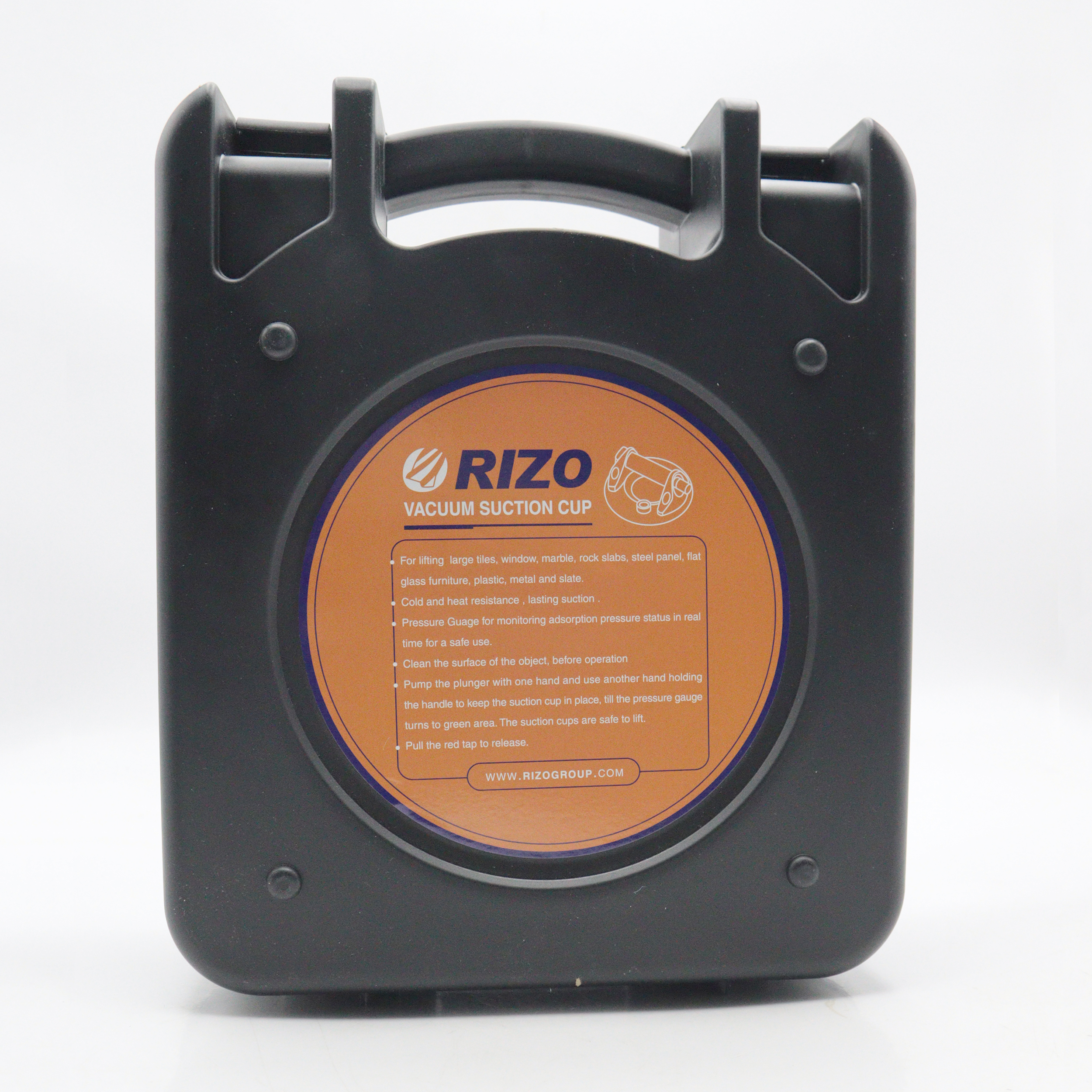 قاپک شیشه تک قلو ریزو مدل پمپی گییج دار کد YP-PLASTIC-SC200-8INCH