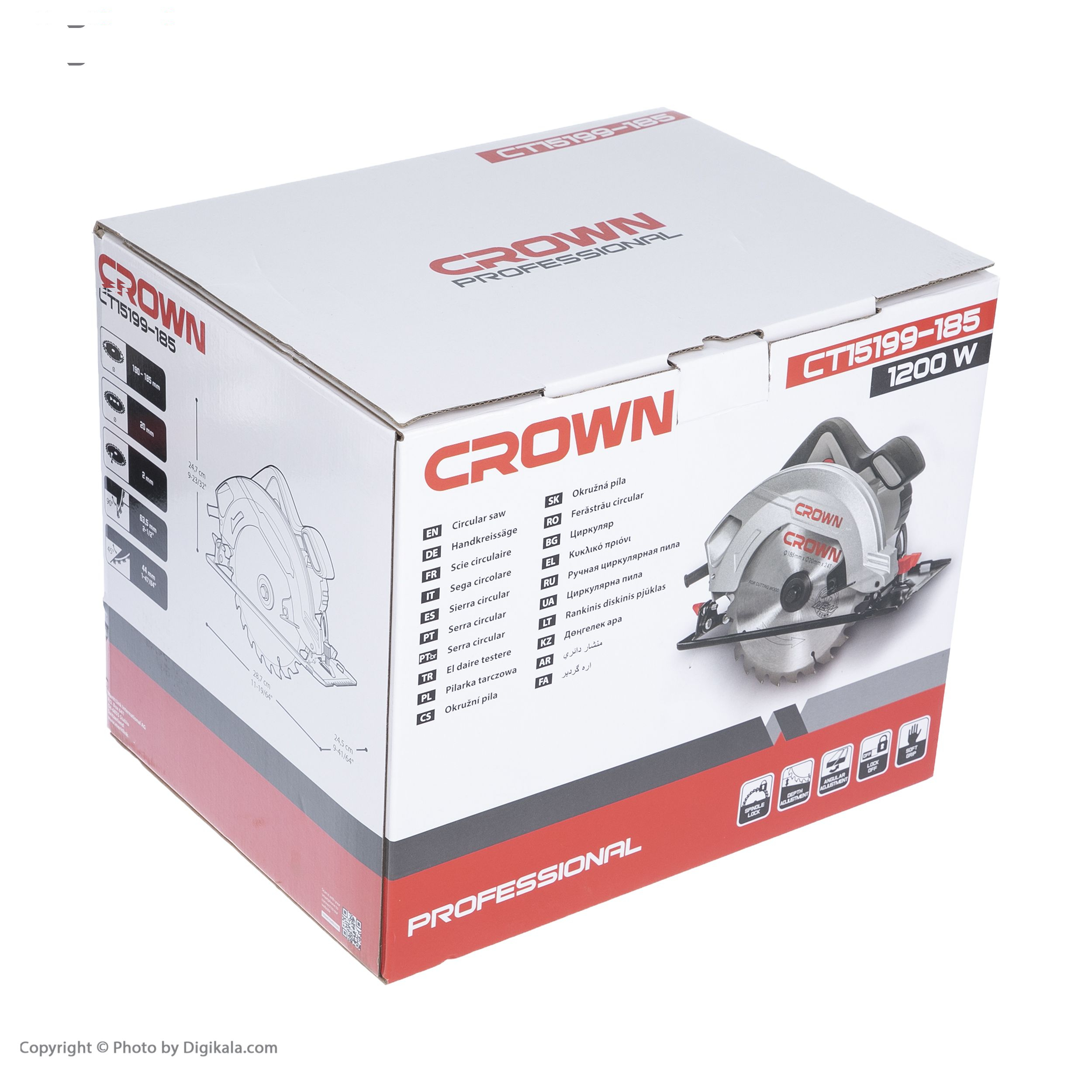 اره دیسکی کرون مدل CT15199-185