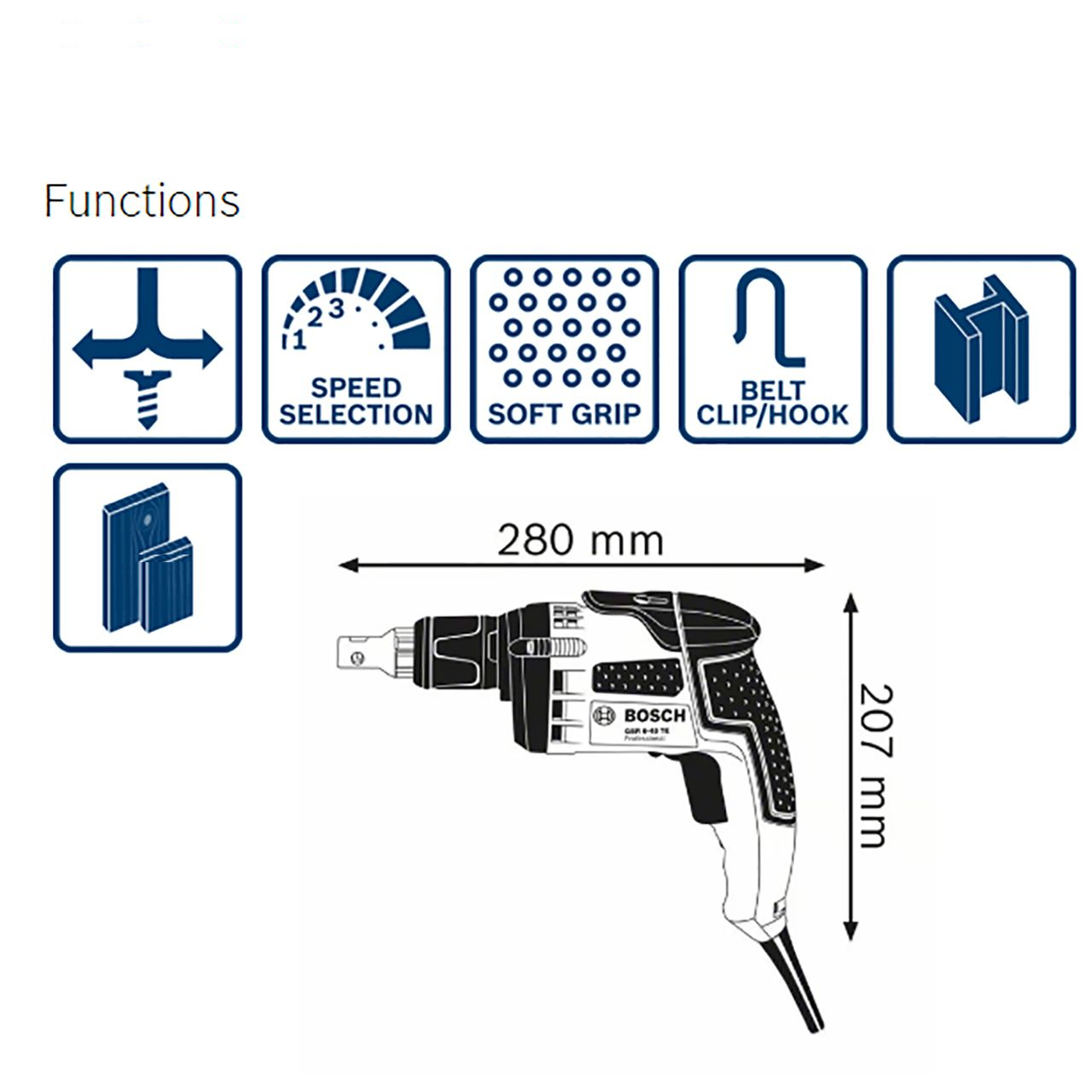پیچ گوشتی برقی بوش مدل GSR 6-45 TE