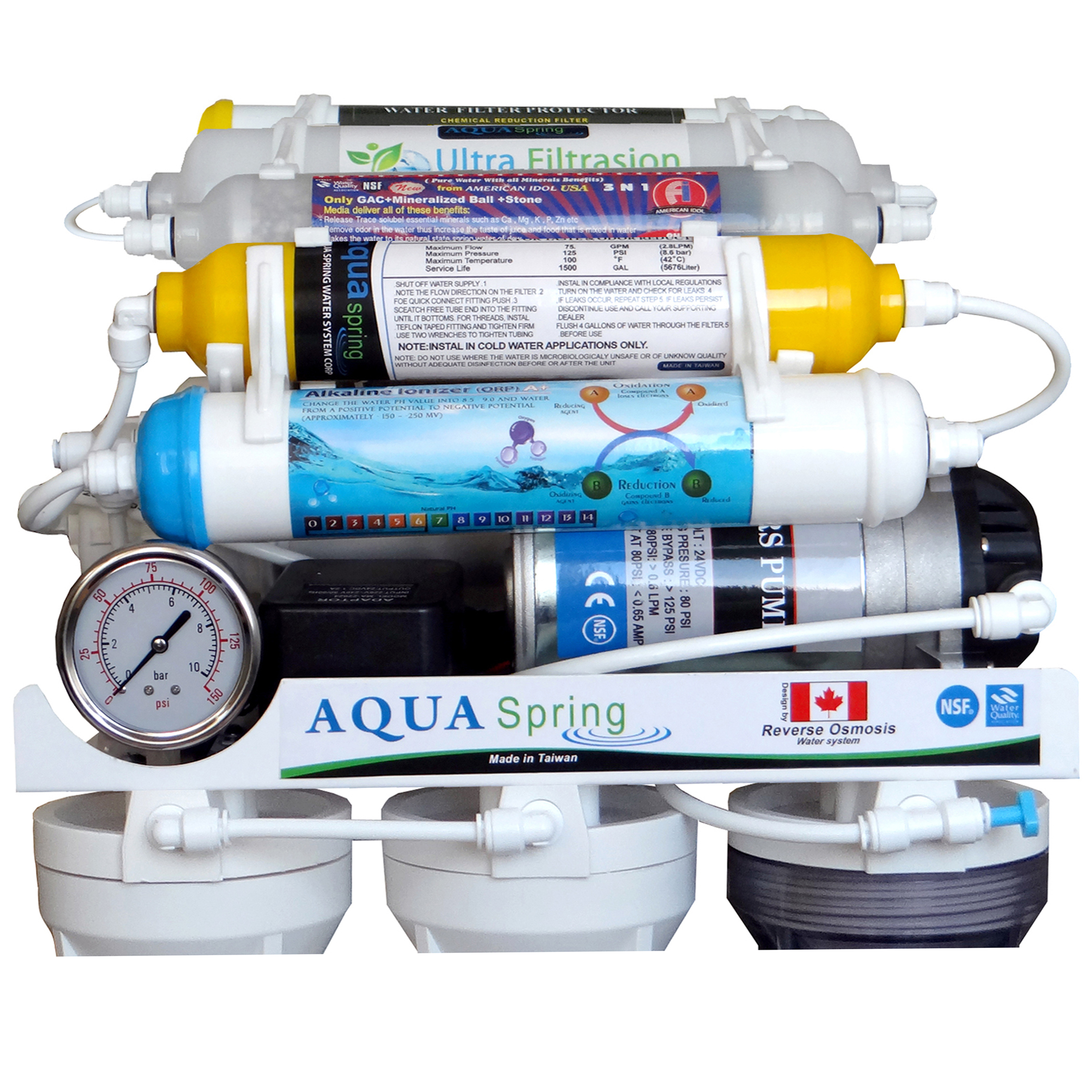 دستگاه تصفیه کننده آب آکوآ اسپرینگ مدل RO-AF2200