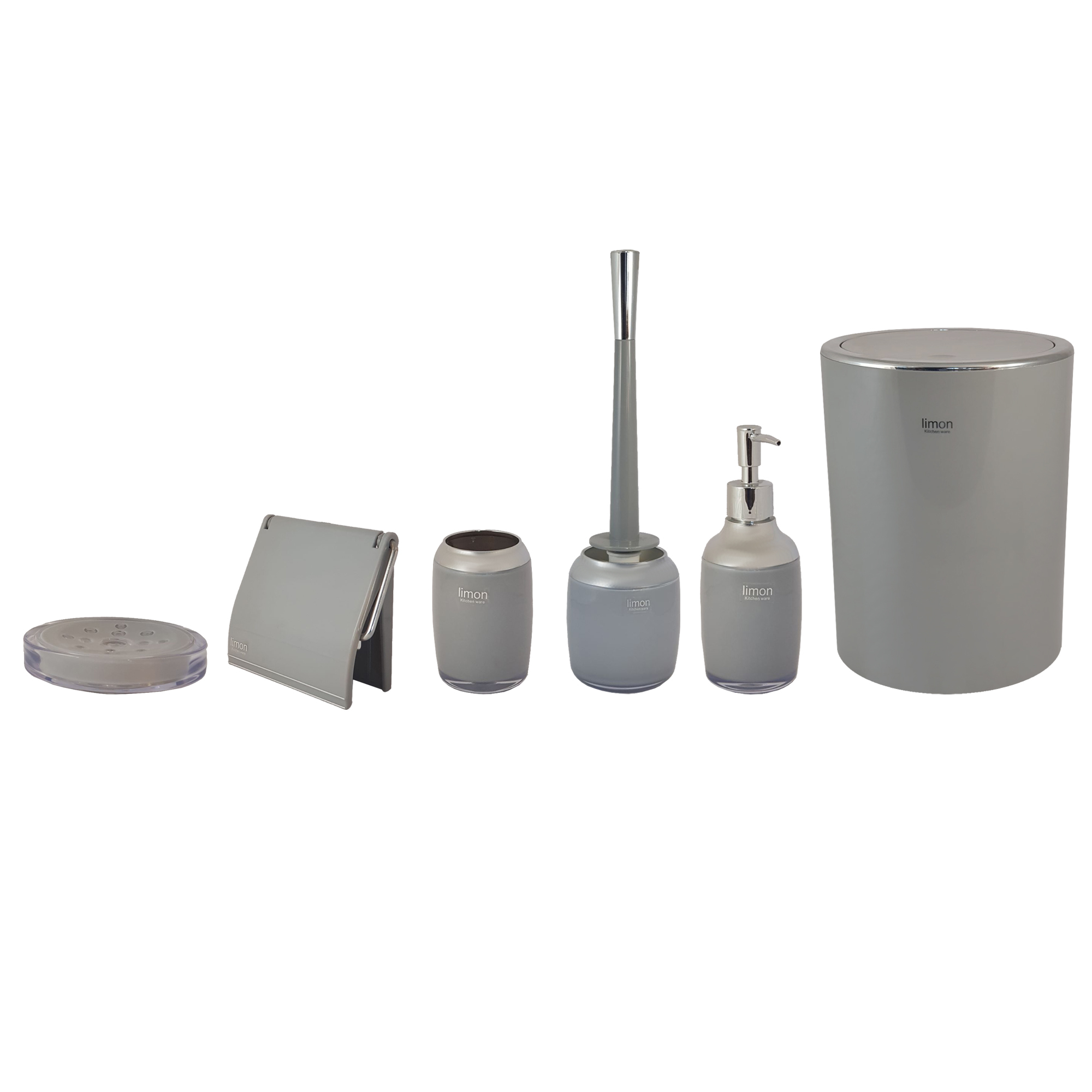 ست سرویس بهداشتی لیمون مدل رومانتیک کد TP199 مجموعه 6 عددی