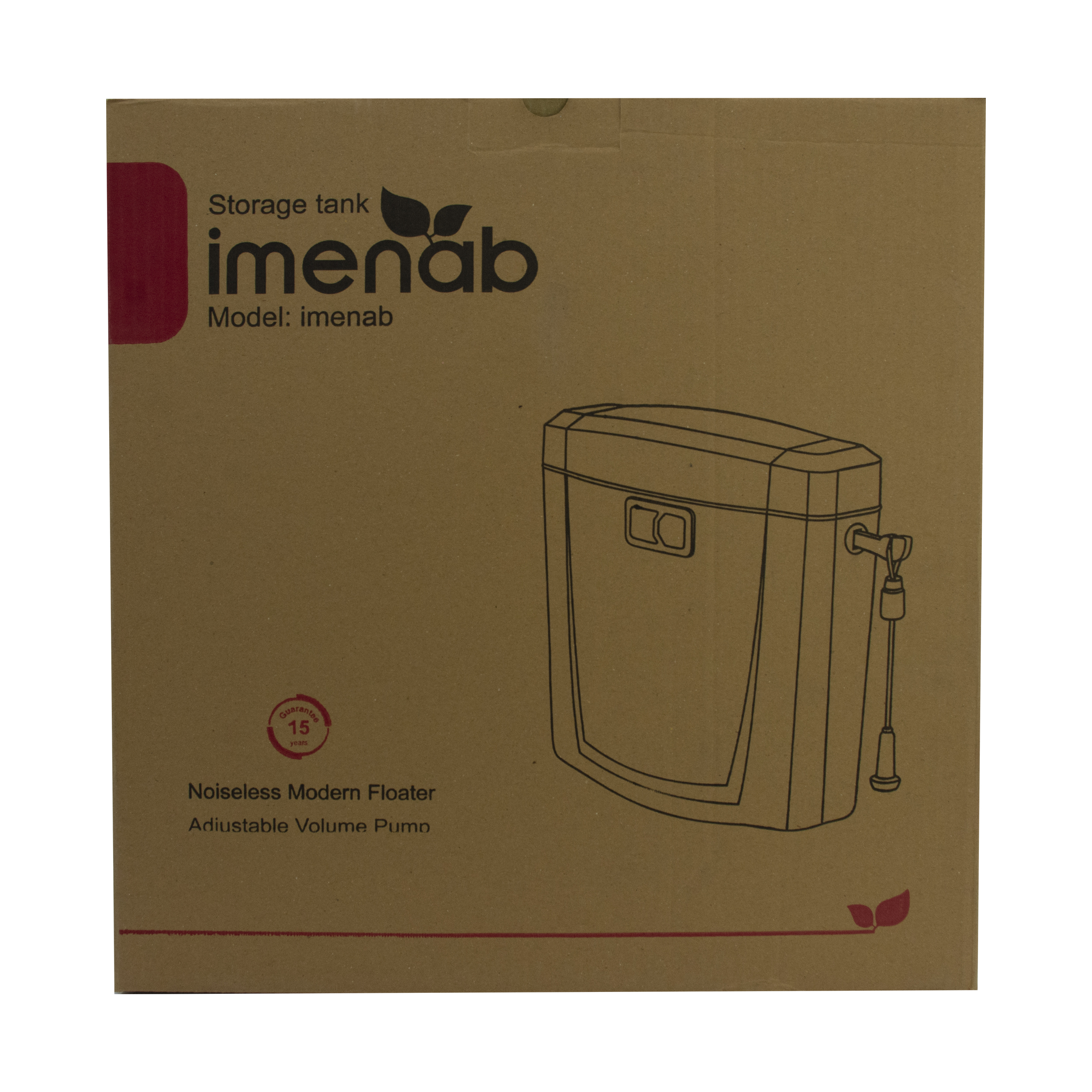 فلاش تانک ایمن آب کد S630 مدل BG101