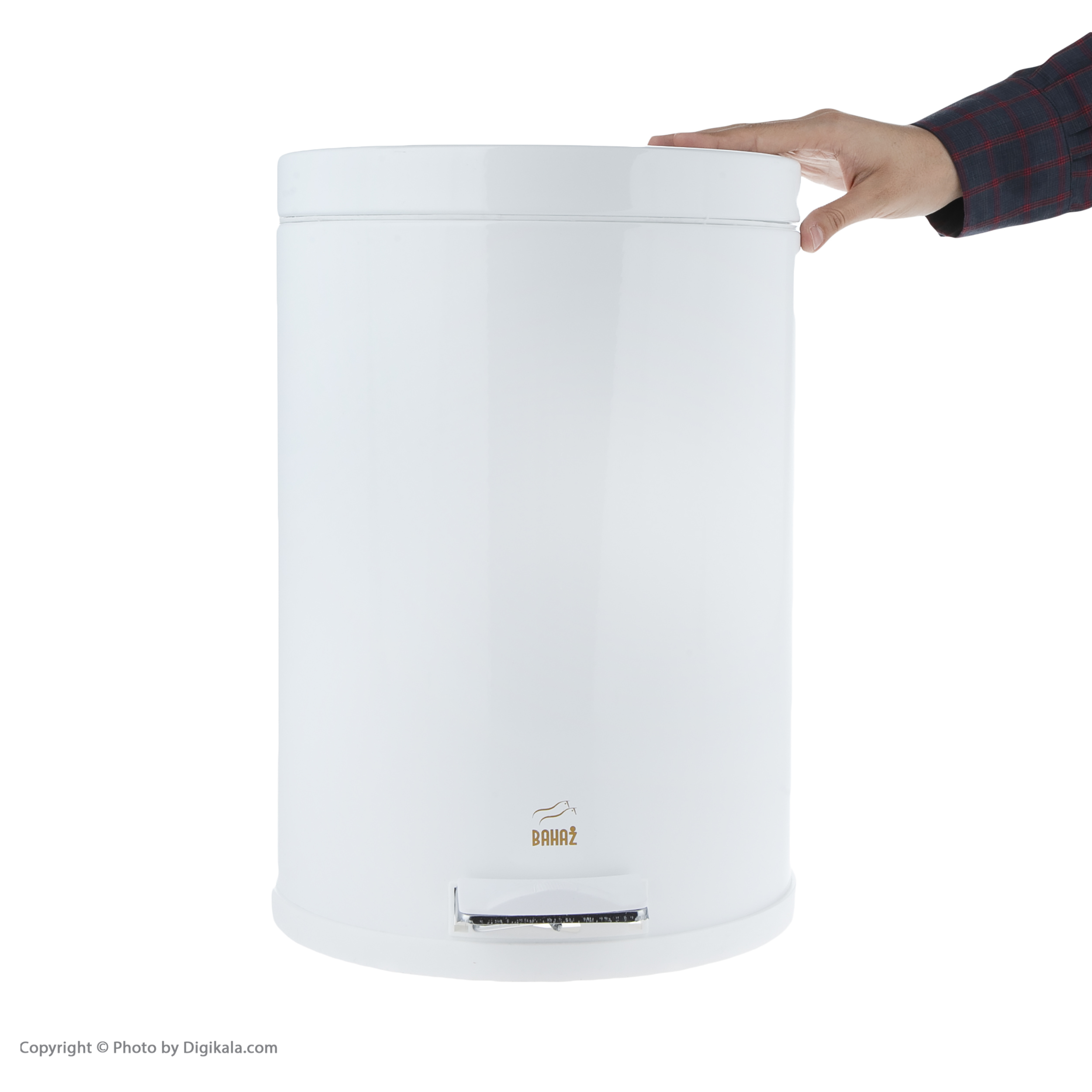 سطل زباله پدالی بهاز کالا کد 16176089 ظرفیت 14 لیتر