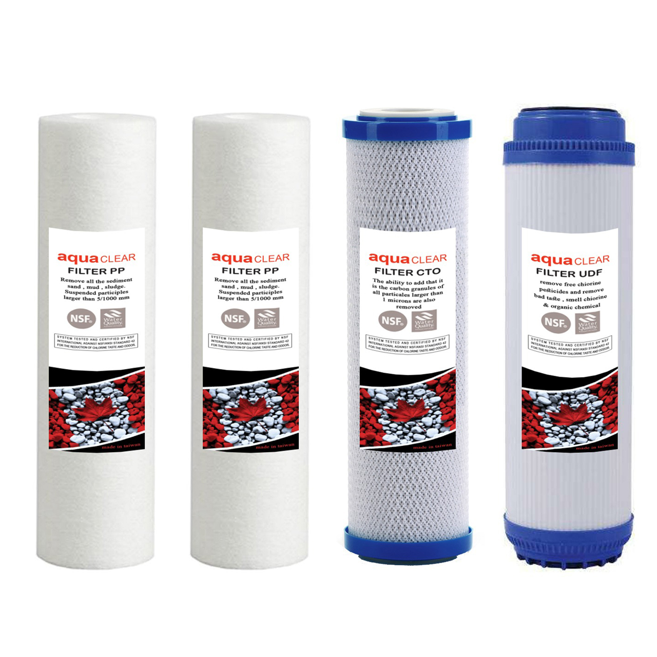 فیلتر تصفیه کننده آب آکوآ کلیر مدل REFILL - AC7M مجموعه 7 عددی