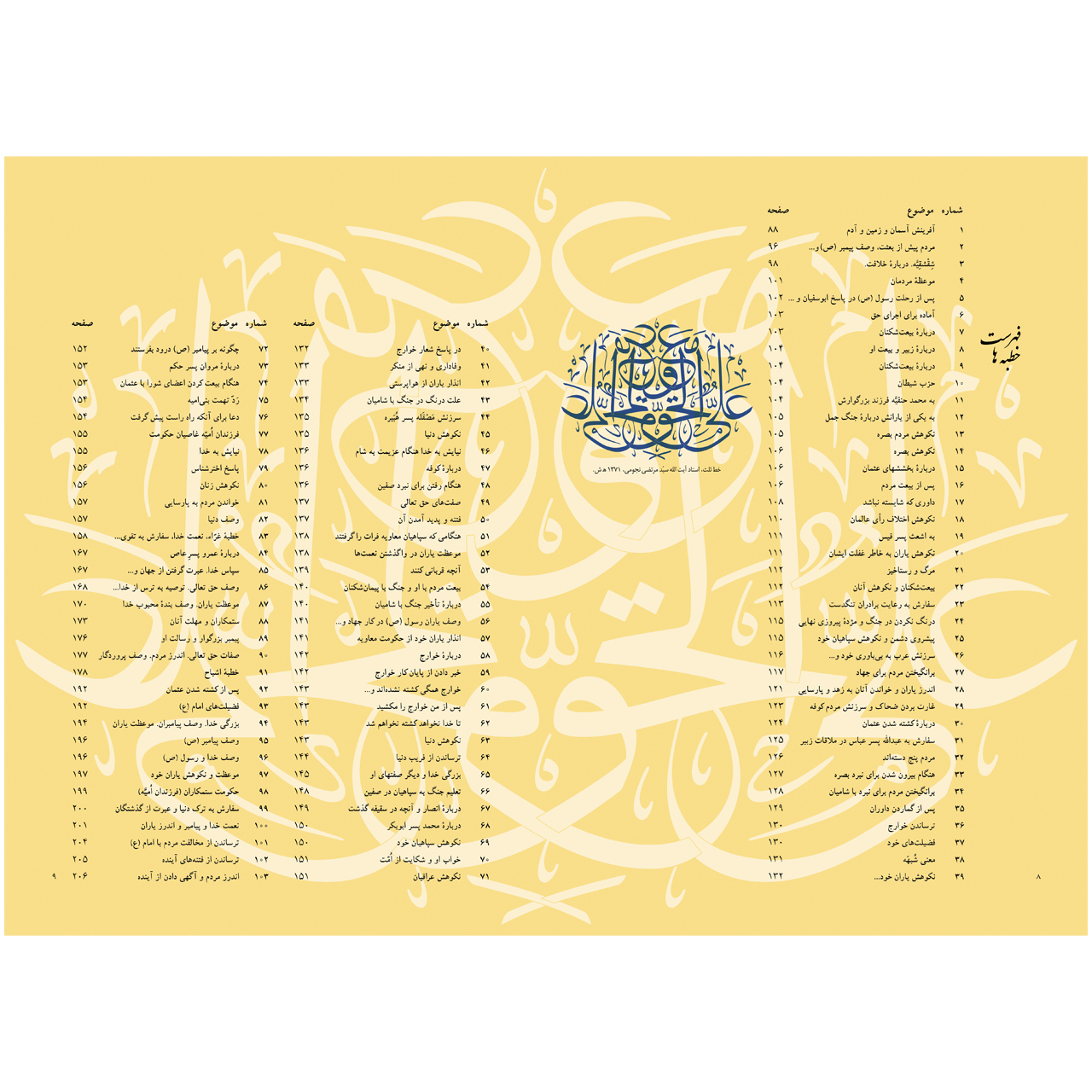 کتاب نهج البلاغه ترجمه دکتر سید جعفر شهیدی انتشارات زرین و سیمین