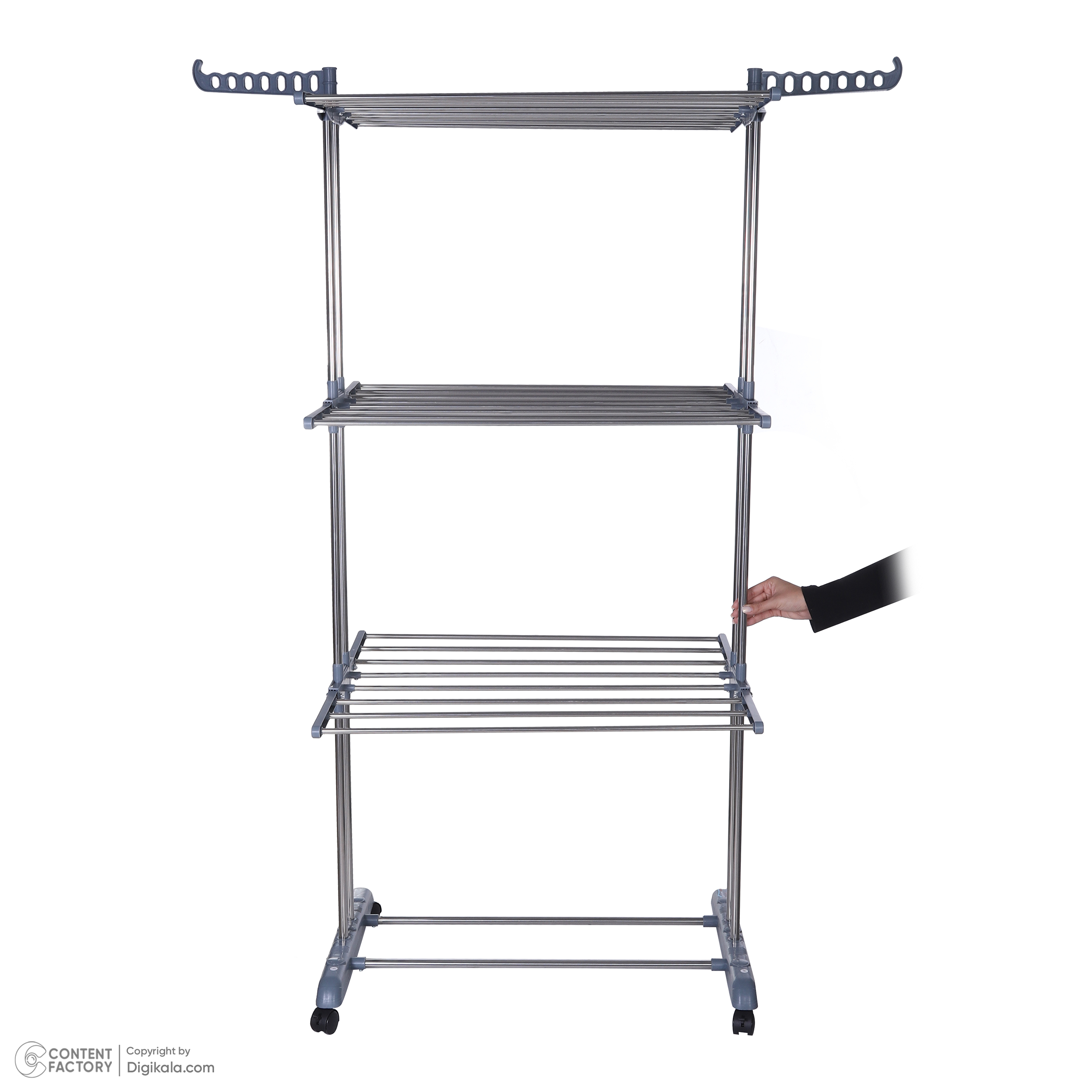 بند رخت ایستاده کاملینا مدل پلاس