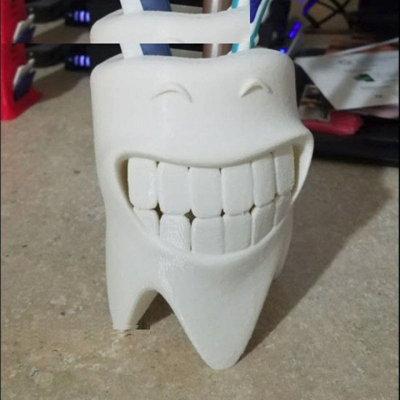 جا مسواکی طرح دندان لبخند