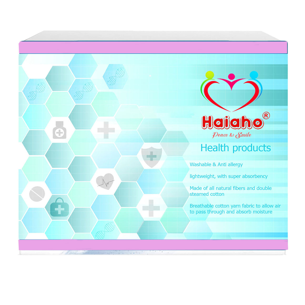 پد عرق گیر هیاهو مدل Solarina Lady Large بسته 4 عددی