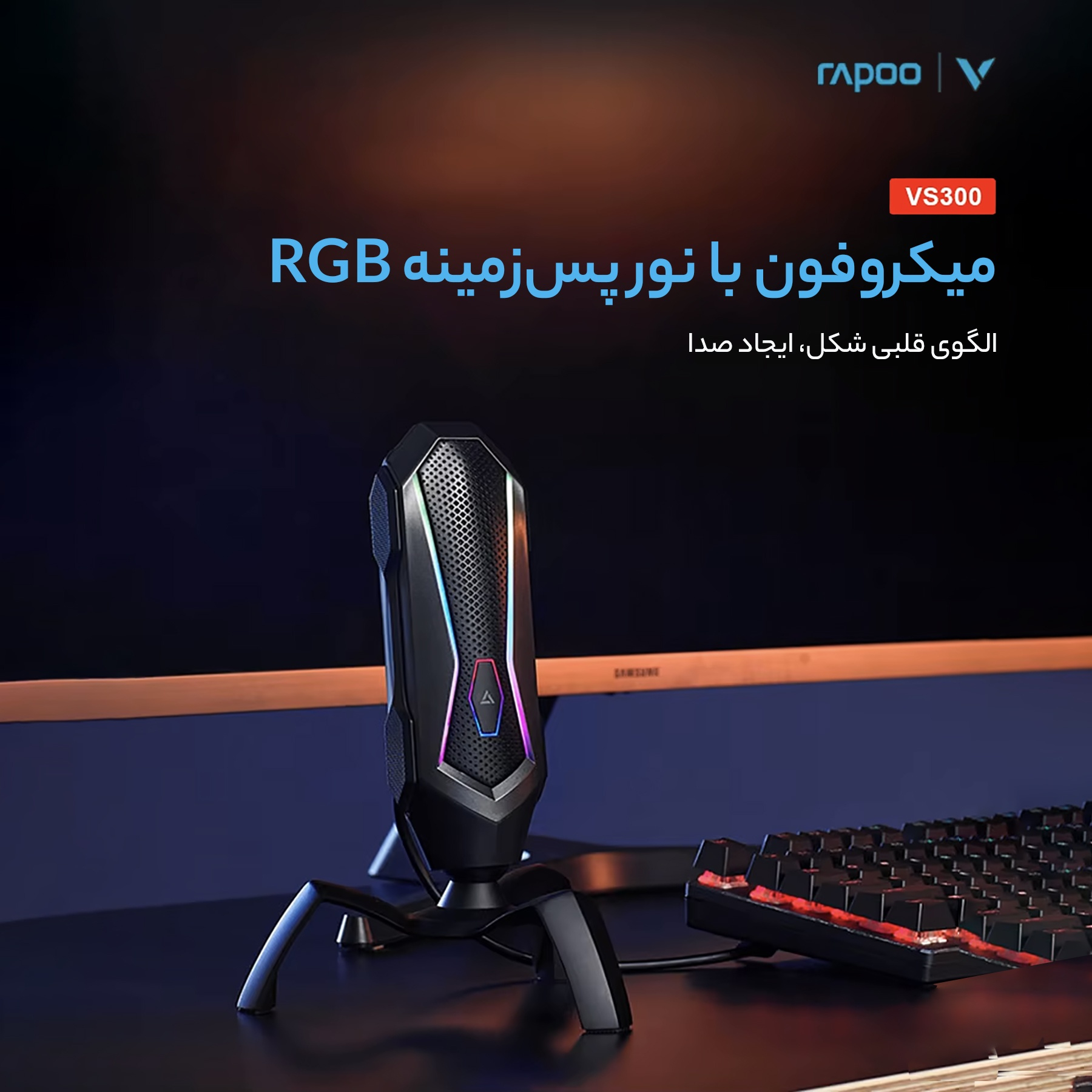 میکروفن کندانسر رپو مدل VS300