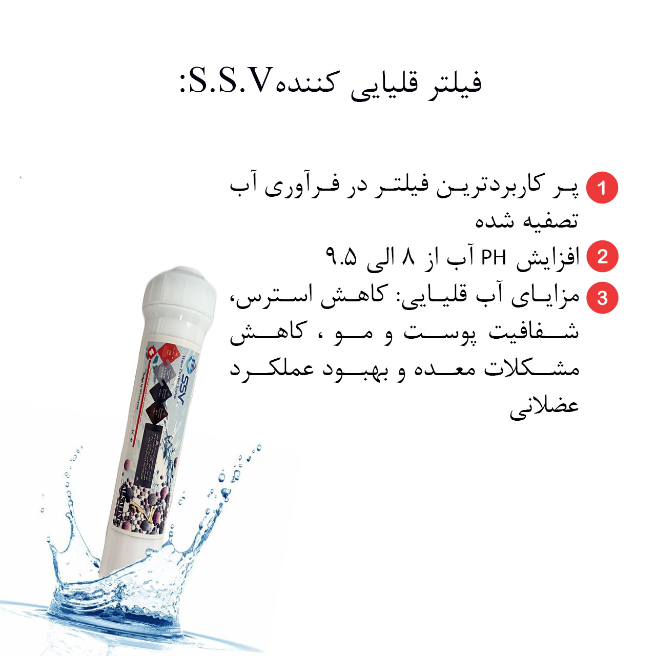 دستگاه تصفیه کننده آب اس اس وی مدل MaxGold N 2W X1055 +3F به همراه شیر دوکاره و فیلتر