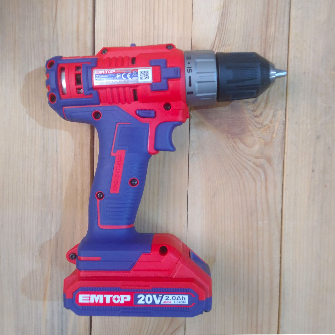 دریل پیچ گوشتی شارژی ایمتاپ مدل ECDL200528 مجموعه 59 عددی