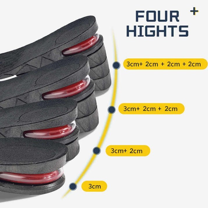 کفی طبی افزایش قد مدل سه تکه پمپی