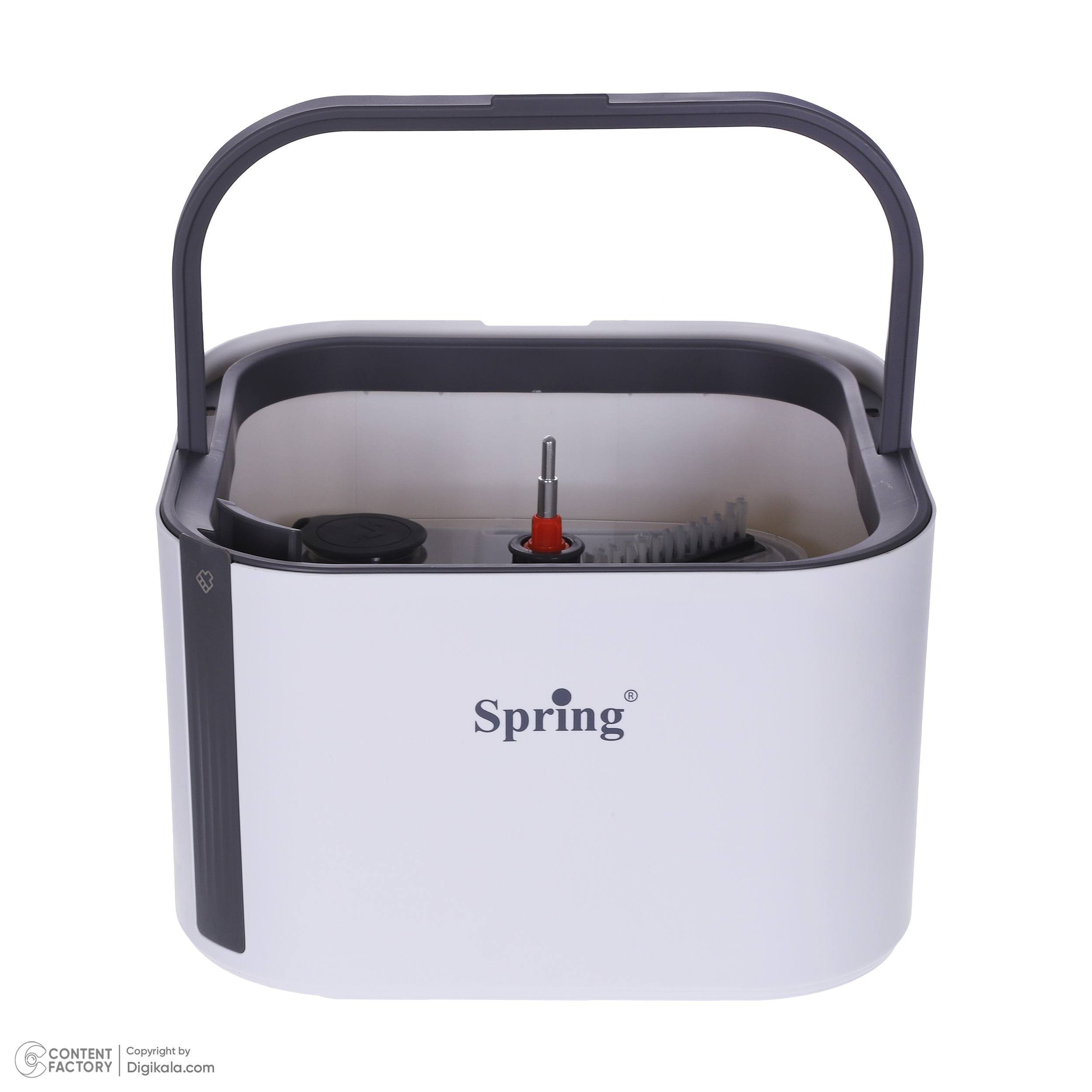 ست سطل و زمین شوی اسپرینگ مدل مربع پمپی