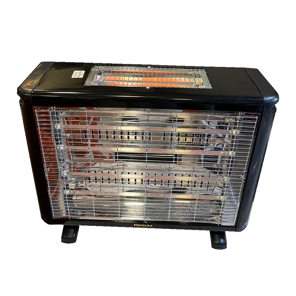 بخاری برقی آکماز مدل فن دار فلزی توربو 6 المنته