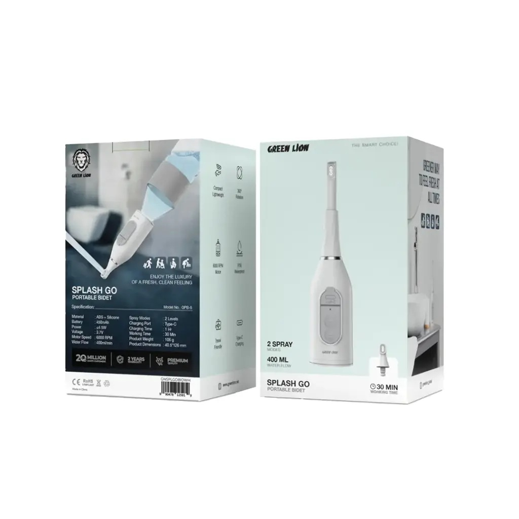 دستگاه شست و شوی دهان و دندان برقی گرین لاین مدل GNSPLGOBIDWH