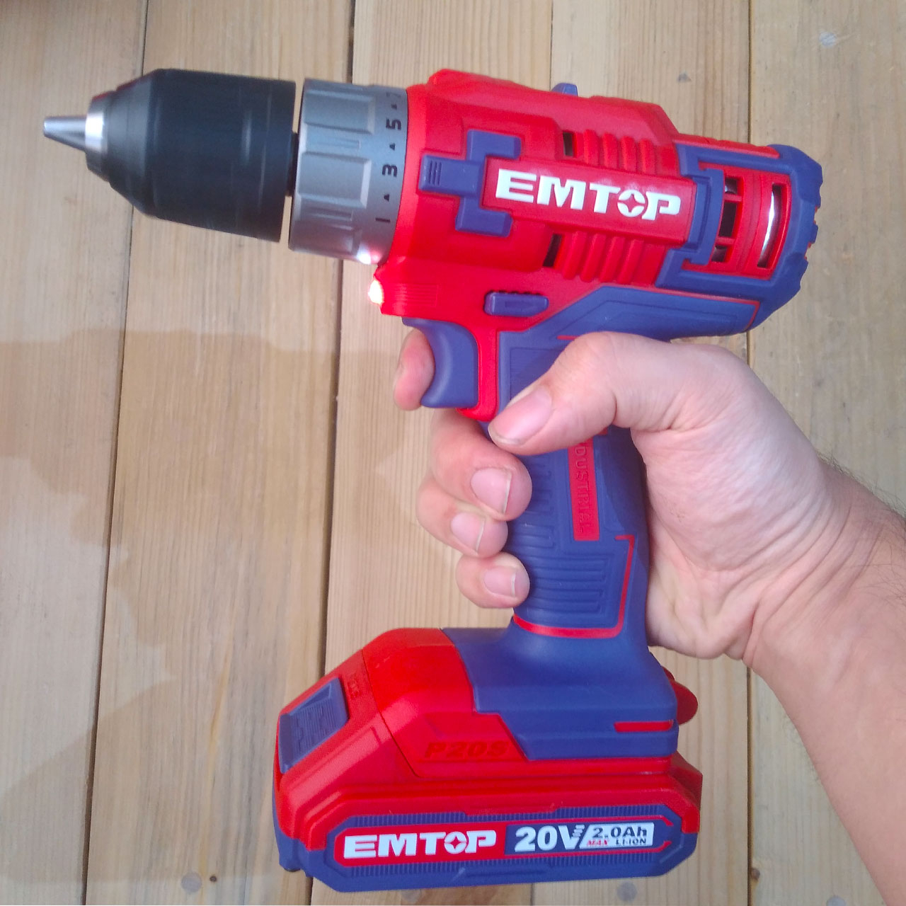 دریل پیچ گوشتی شارژی ایمتاپ مدل ECDL200528 مجموعه 59 عددی