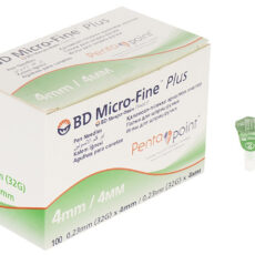 سوزن قلم انسولین بی دی مدل Micro-Fine سایز 4 میلیمتر 100 عددی