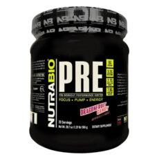 پری ورک اوت با طعم آبنبات دراگون فروت نوترابایو – 580 گرم