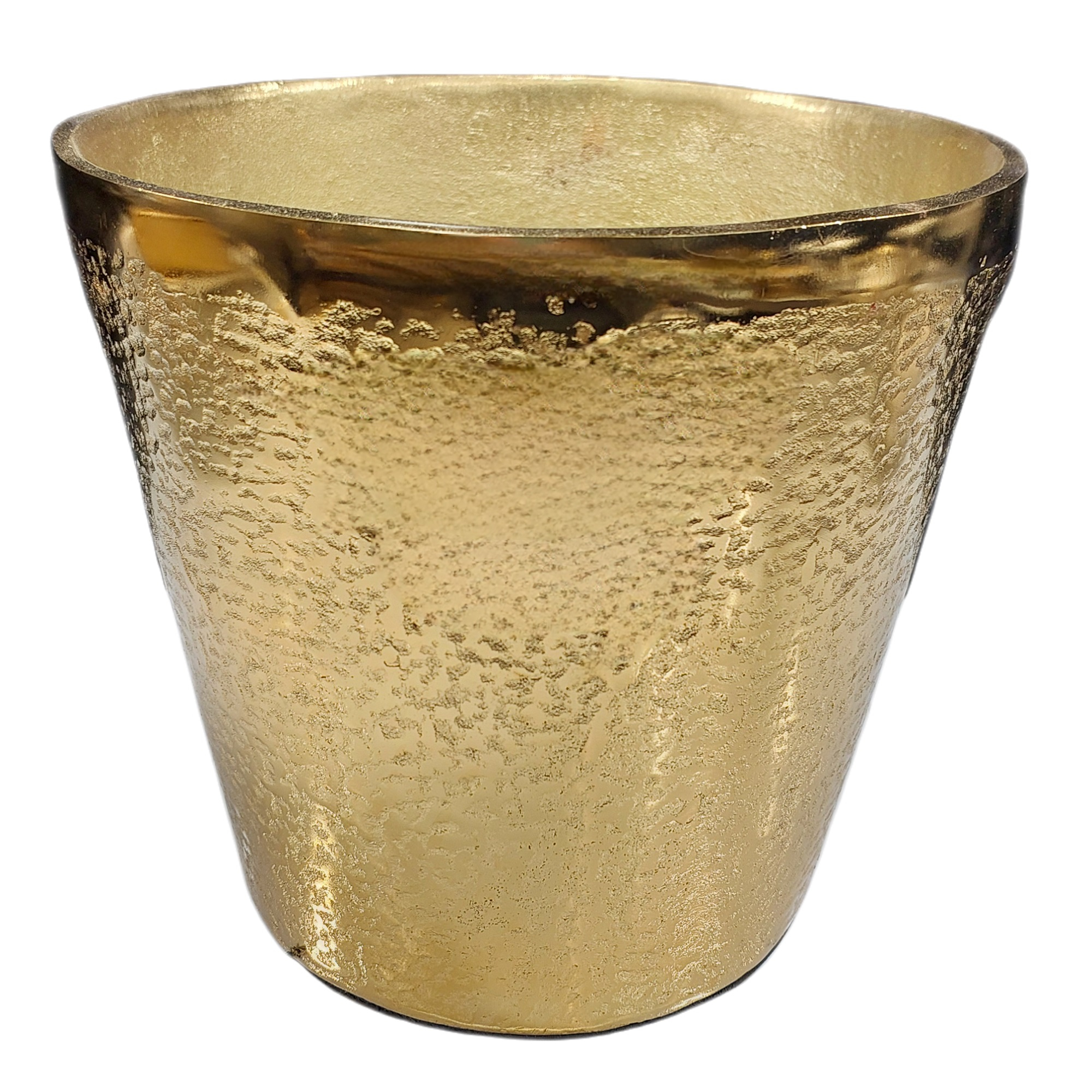 سطل زباله مدل آلومینیوم طرح چکشی