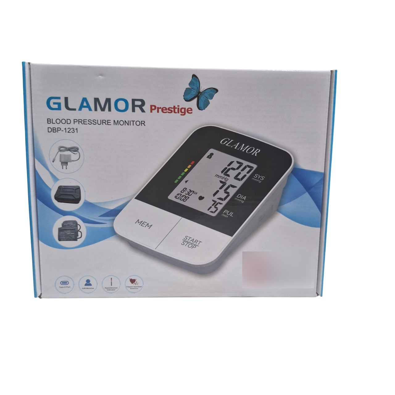 فشارسنج بازویی دیجیتال گلامور مدل DBP-1231