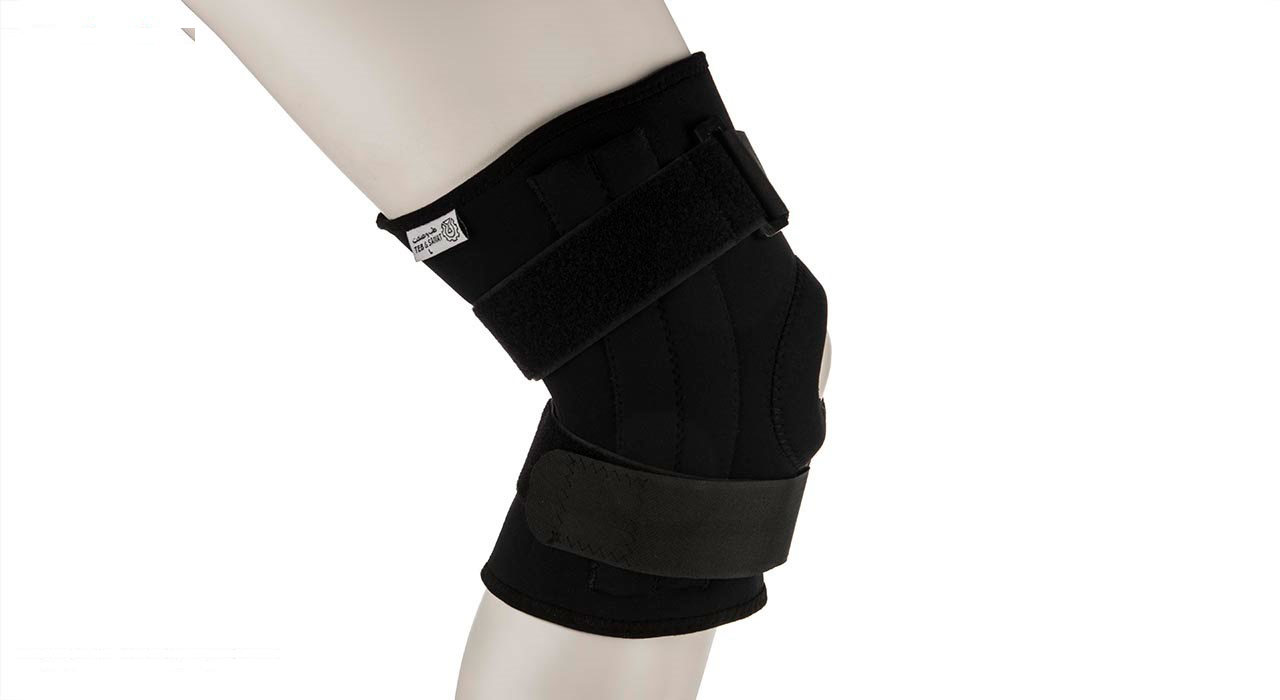 زانو بند طب و صنعت مدل Neopreen With Spring