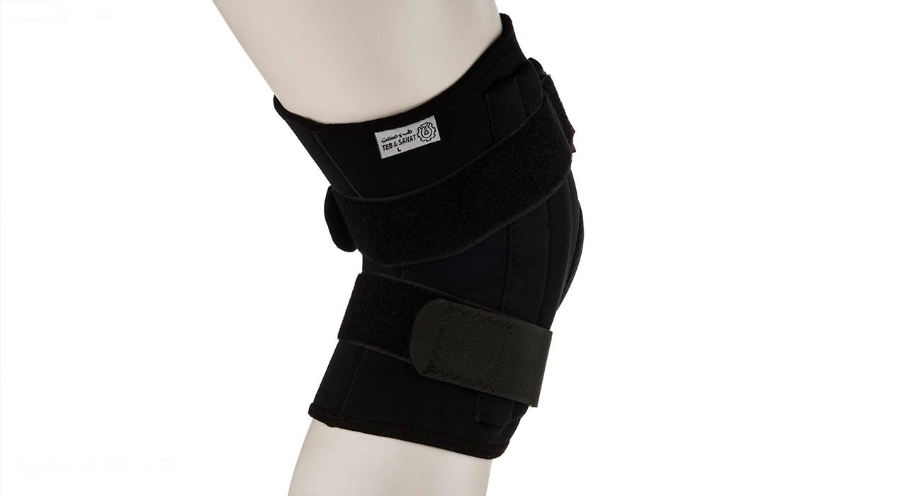 زانو بند طب و صنعت مدل Neopreen With Spring