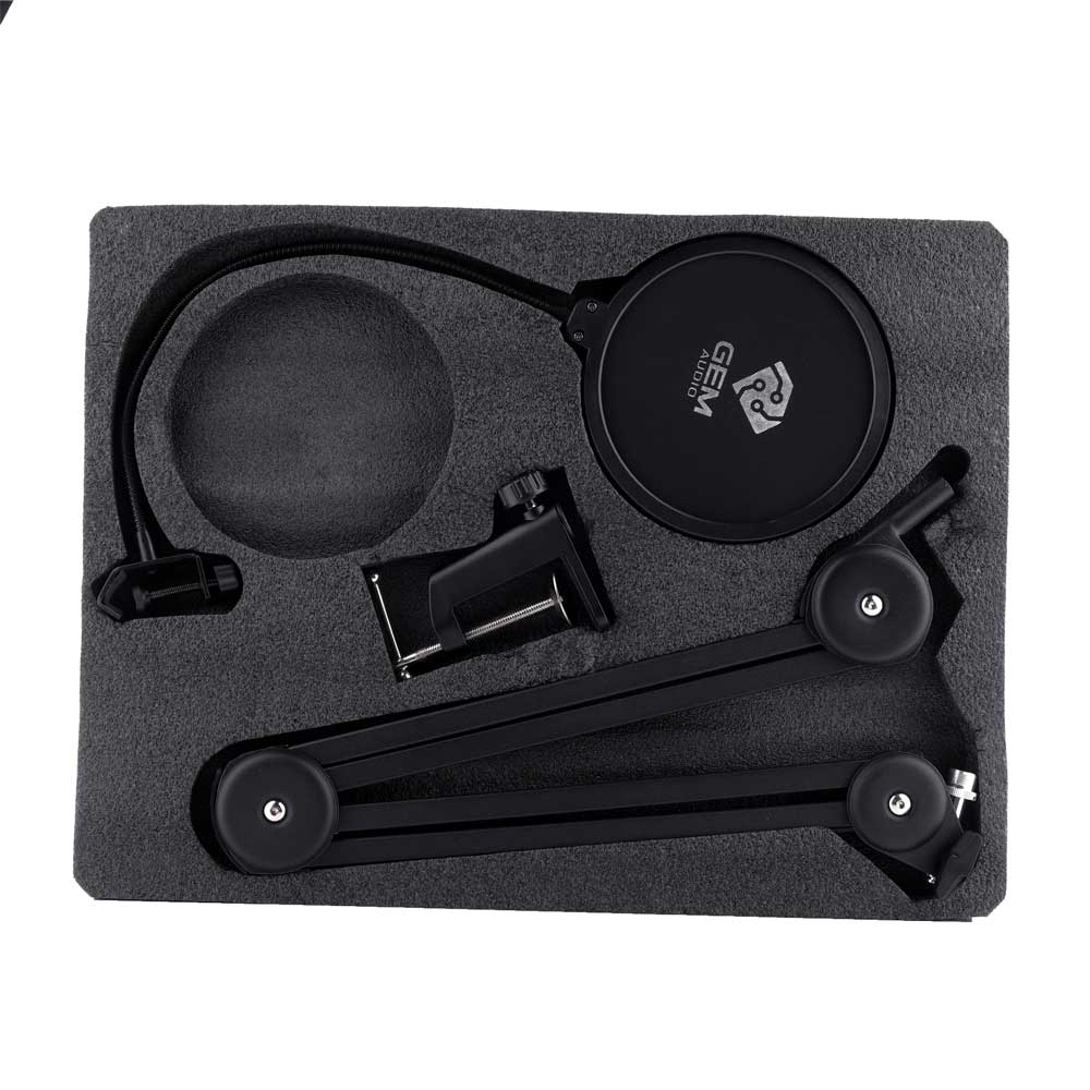 میکروفون استودیویی جم آدیو مدل GA-103 به همراه کارت صدا و هدفون