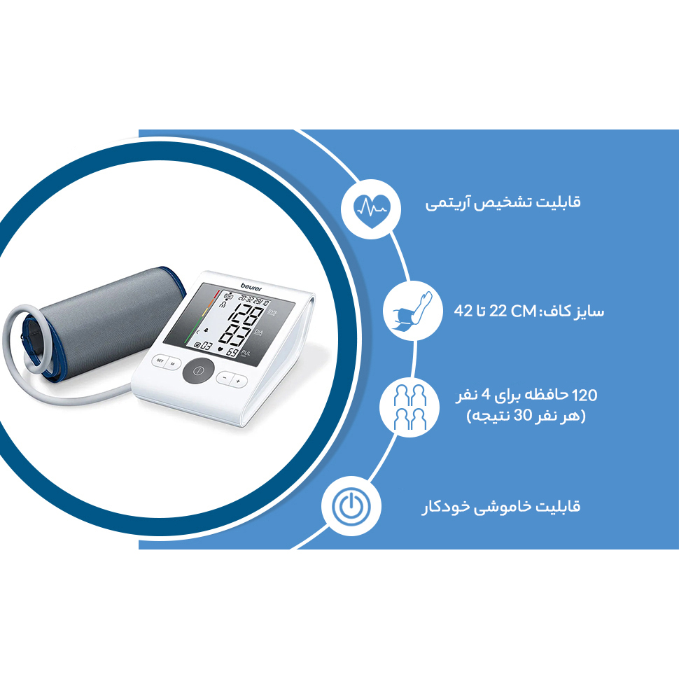 فشار سنج دیجیتال بیورر مدل BM28